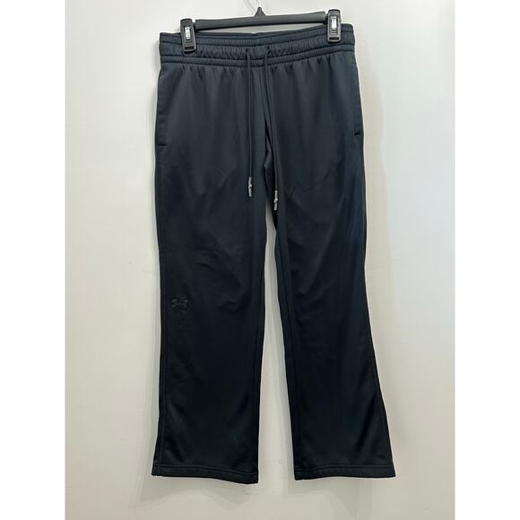 Under Armour Mens S Black ColdGear Storm Loose Fit Track Pants Warm Up Joggers - Picture 1 of 7